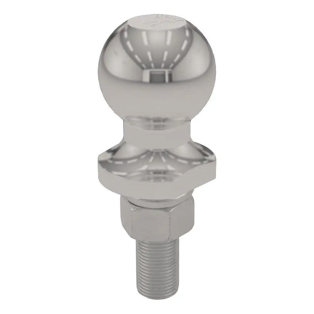 CURT 40080 1-7/8" Trailer Ball, 3/4" x 2-1/8" Shank, 2000 lb Cap