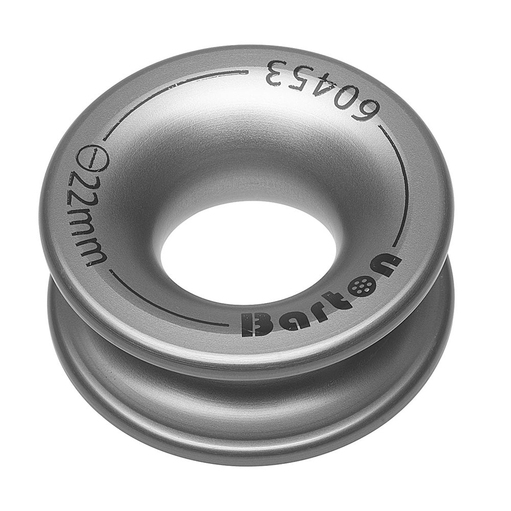 Barton Marine High Load Eye, 22mm Bore – Hard Anodized Aluminum