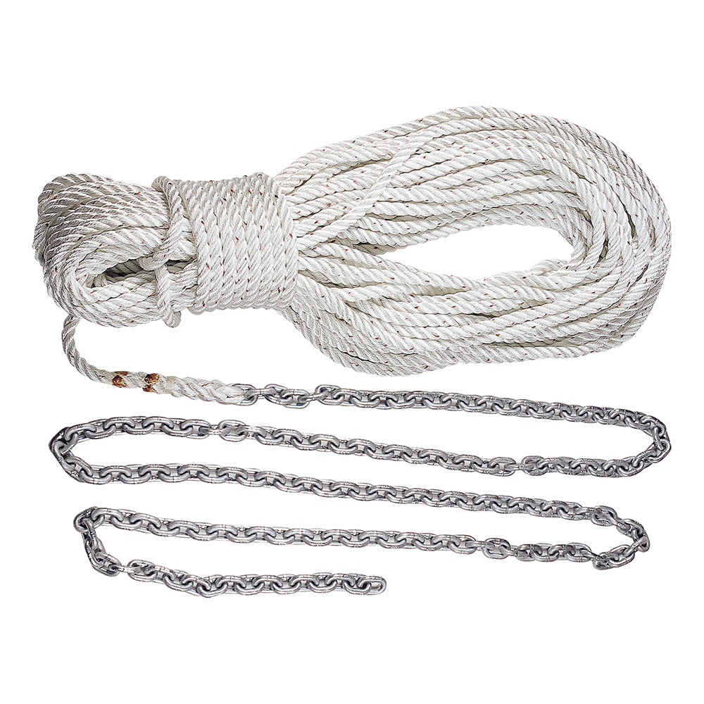 Lewmar Anchor Rode, 15' 5/16" G4 Chain, 150' 5/8" 8-Plait Rope w/ Shackle