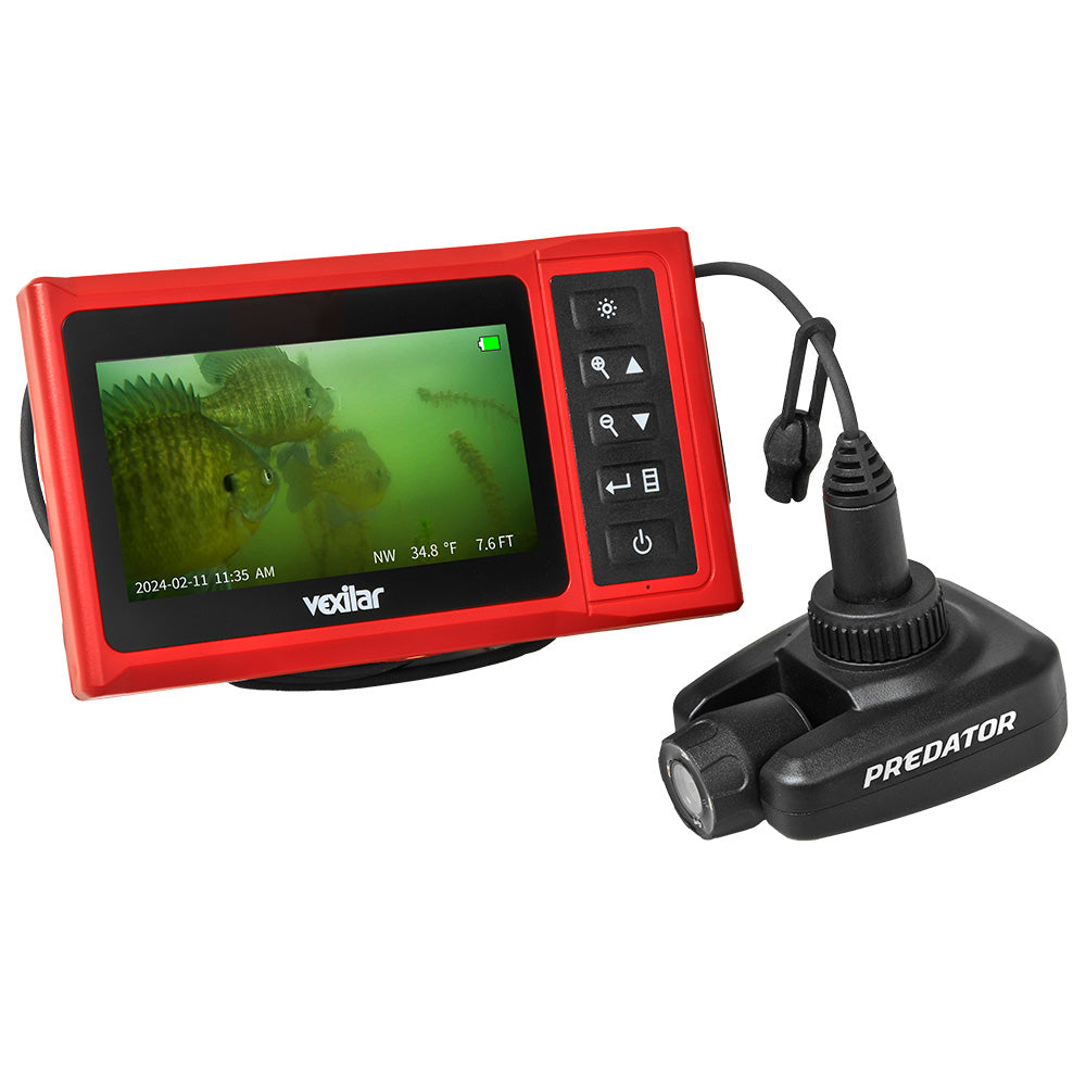 Vexilar Fish-Scout Predator Color Underwater Camera, 1080p, Multi View