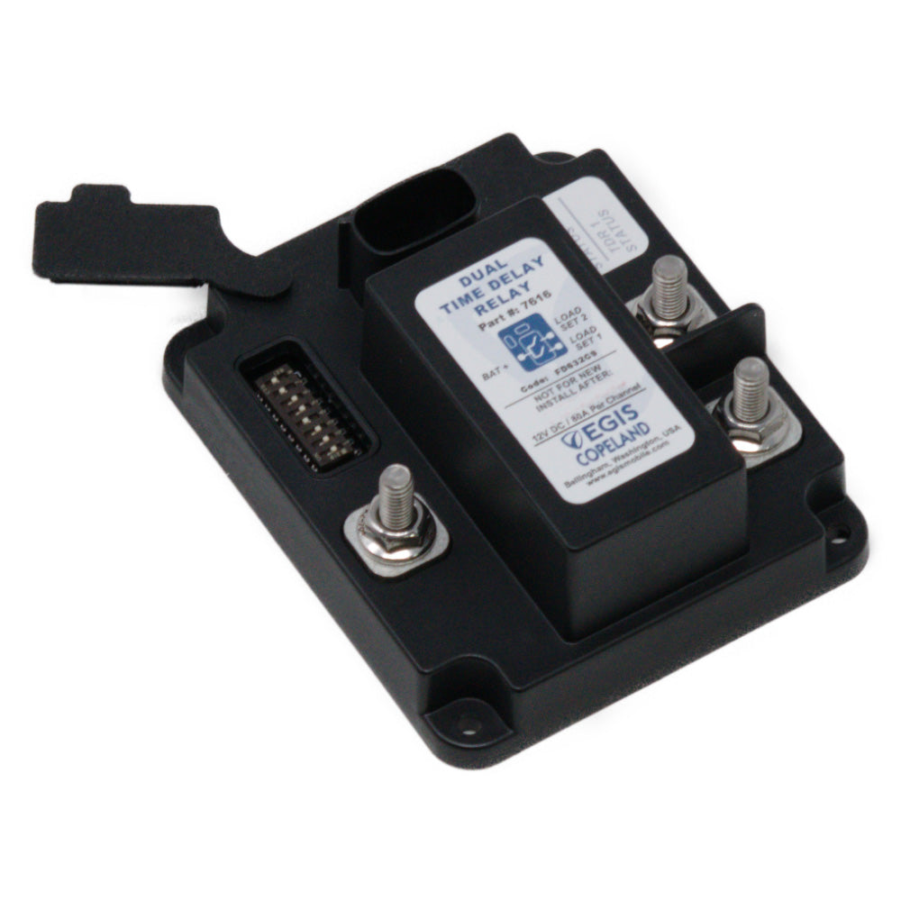 Egis Mobile TDR Series Dual Output Time Delay Relay, 12V (2x80A) Waterproof