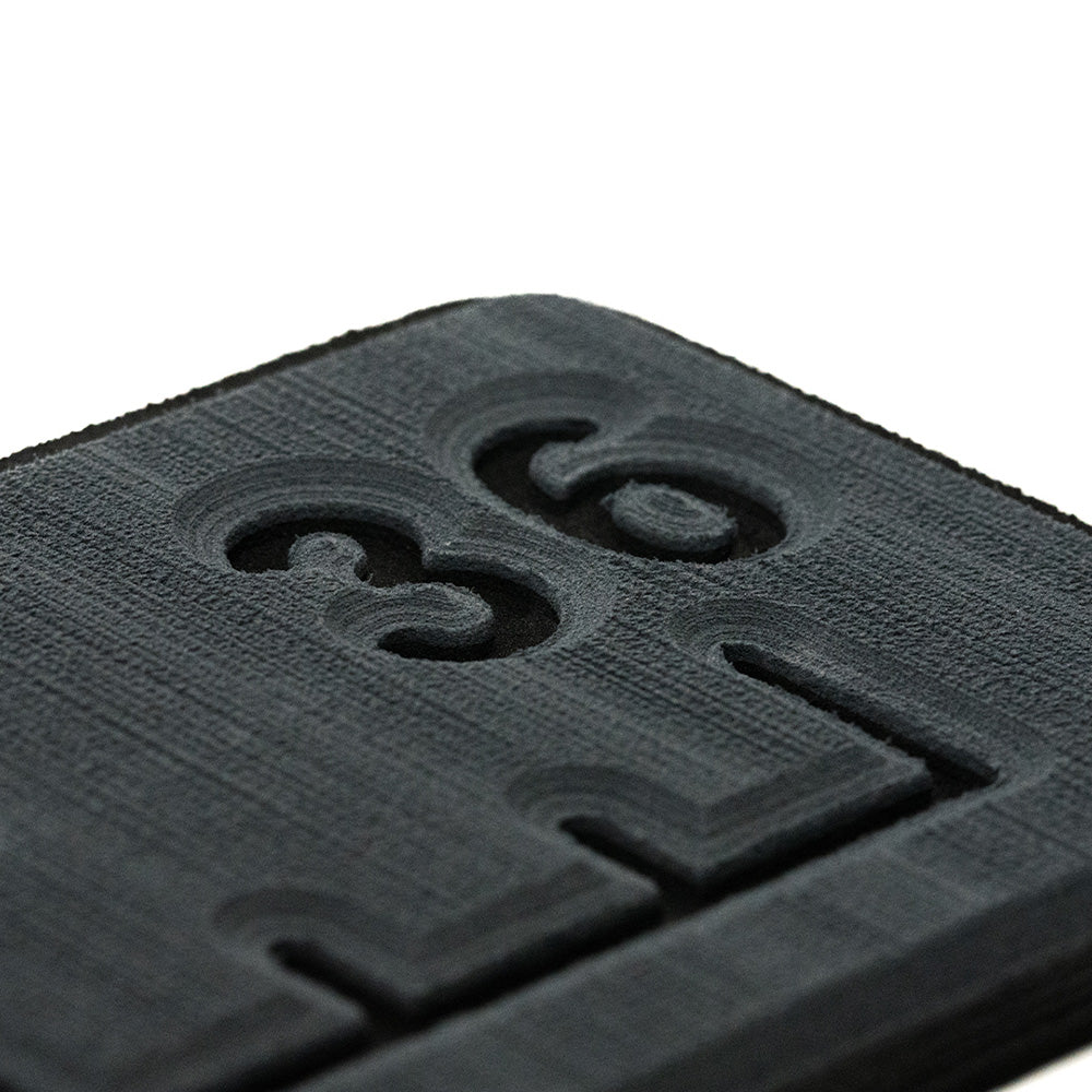 SeaDek 36" Routed Ruler - 6mm - Brushed Texture - Dark Grey/Black