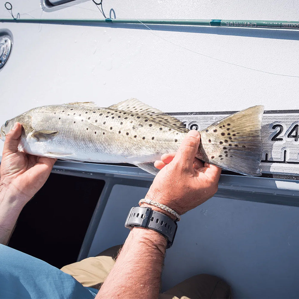 SeaDek 36" Routed Ruler - 6mm - Brushed Texture - Aqua Camo/Black
