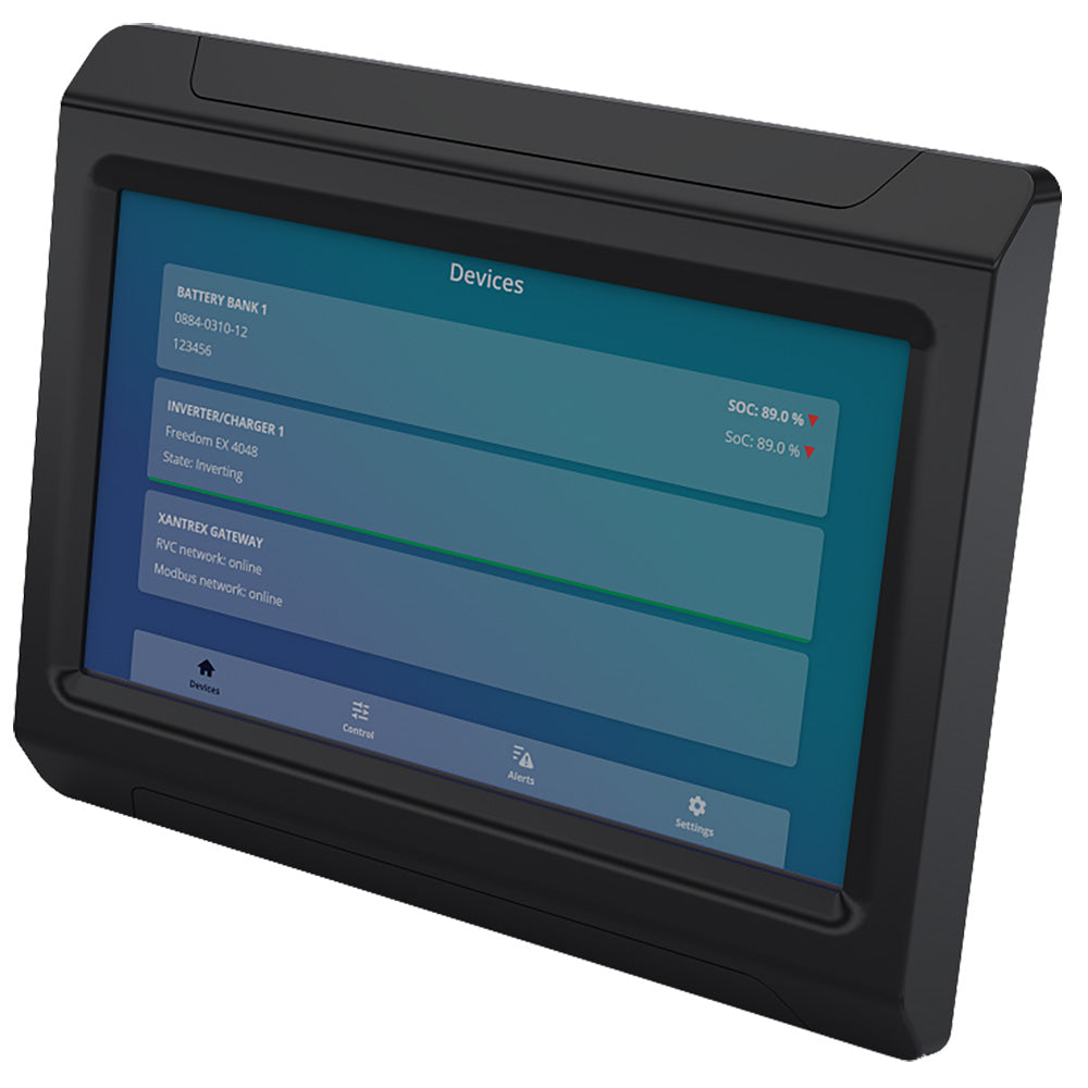 Xantrex Gateway Touchscreen Display, 7-inch High-Resolution, IP42 Front