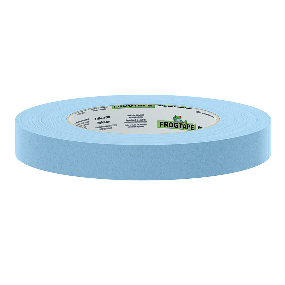 FrogTape CP 250 Medium-High Adhesion Masking Tape, 18mm x 55m, 250°F, 12-Pack