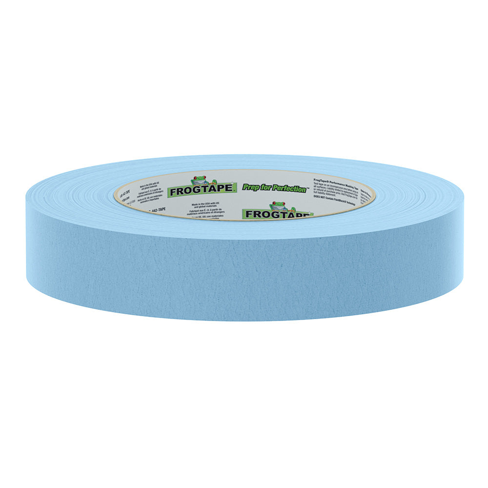 FrogTape CP 250 Masking Tape, 24mm x 55m, 12-Pack, 250°F Rated