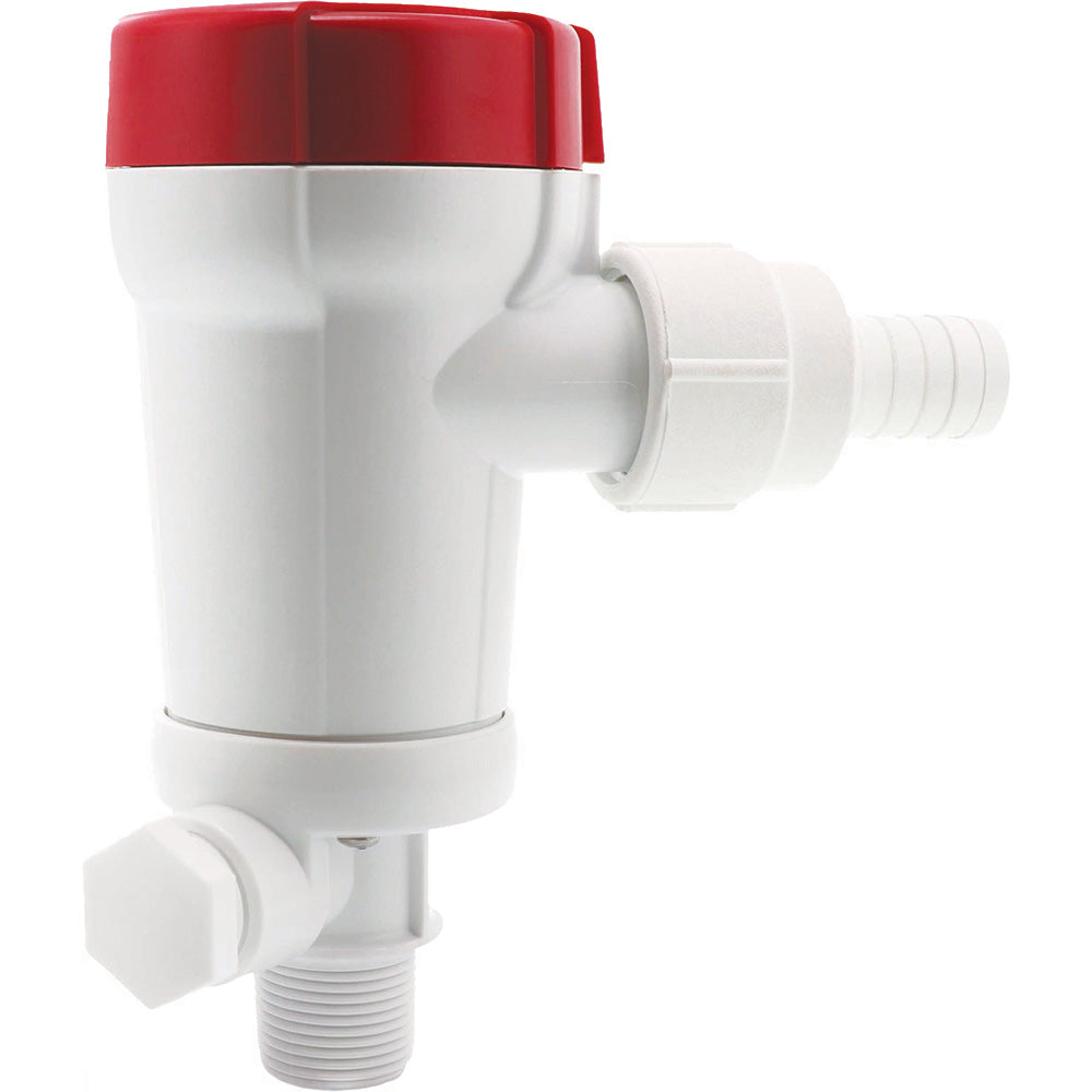 Rule 603FC Livewell Pump, 800 GPH 12V DC Straight Seacock Inlet