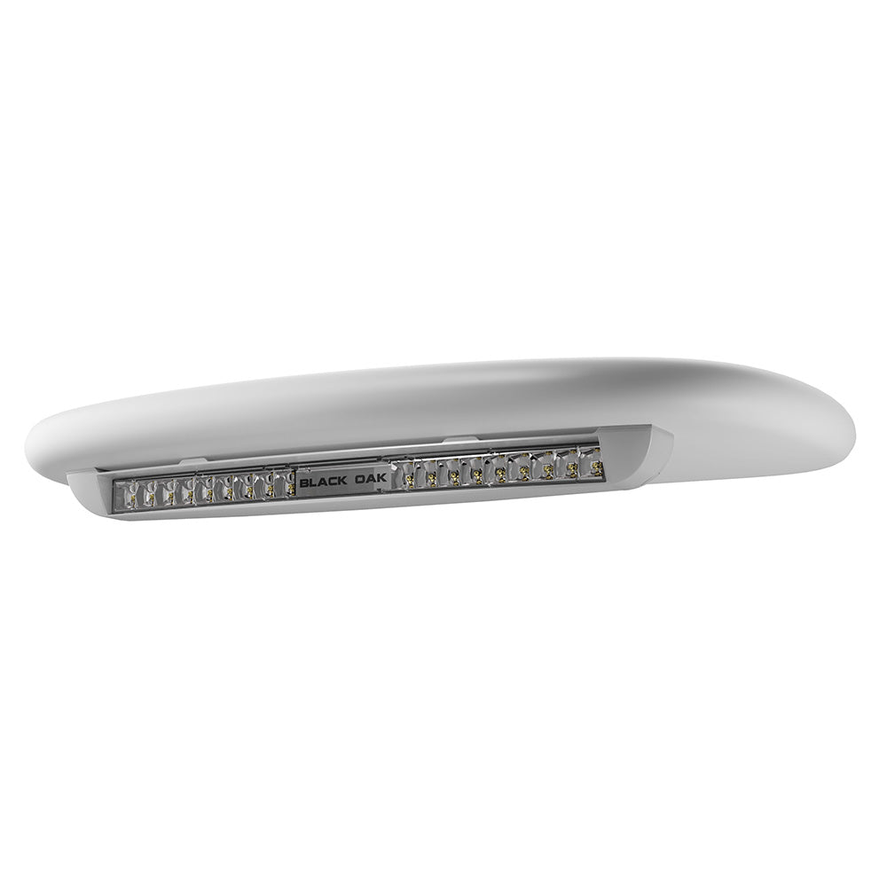 Black Oak LED Low Profile Marine Bar, 19" Flood, 12,000 Lumens, IP69K Rated
