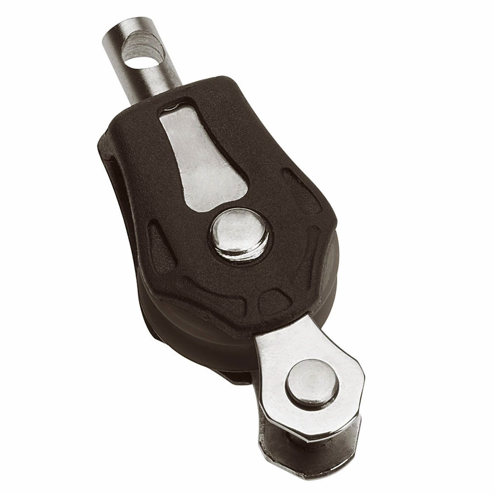 Barton Marine Size 0 Plain Bearing Pulley Block, Single Swivel & Becket, 20mm