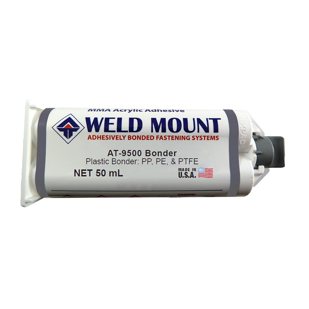 Weld Mount AT-9500 Polybonder Cartridge, 50ml High-Strength MMA Acrylic Adhesive