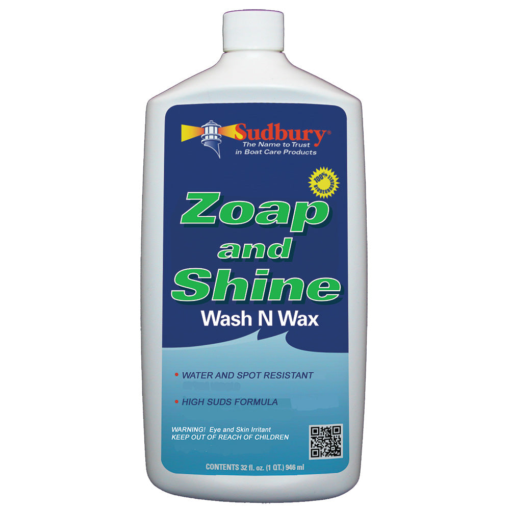 Sudbury Zoap & Shine, Wash & Wax Formula, Quart