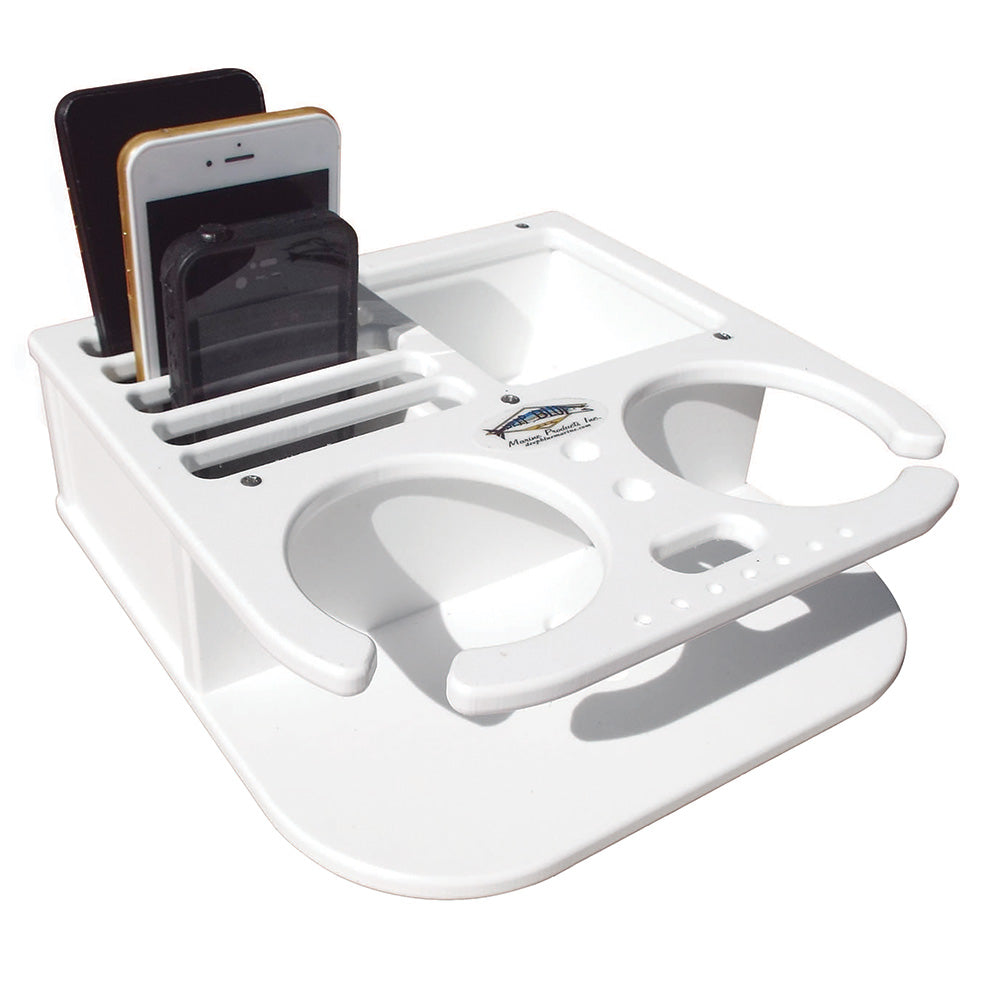 Deep Blue Marine Phone/Double Drink Holder, Starboard Construction