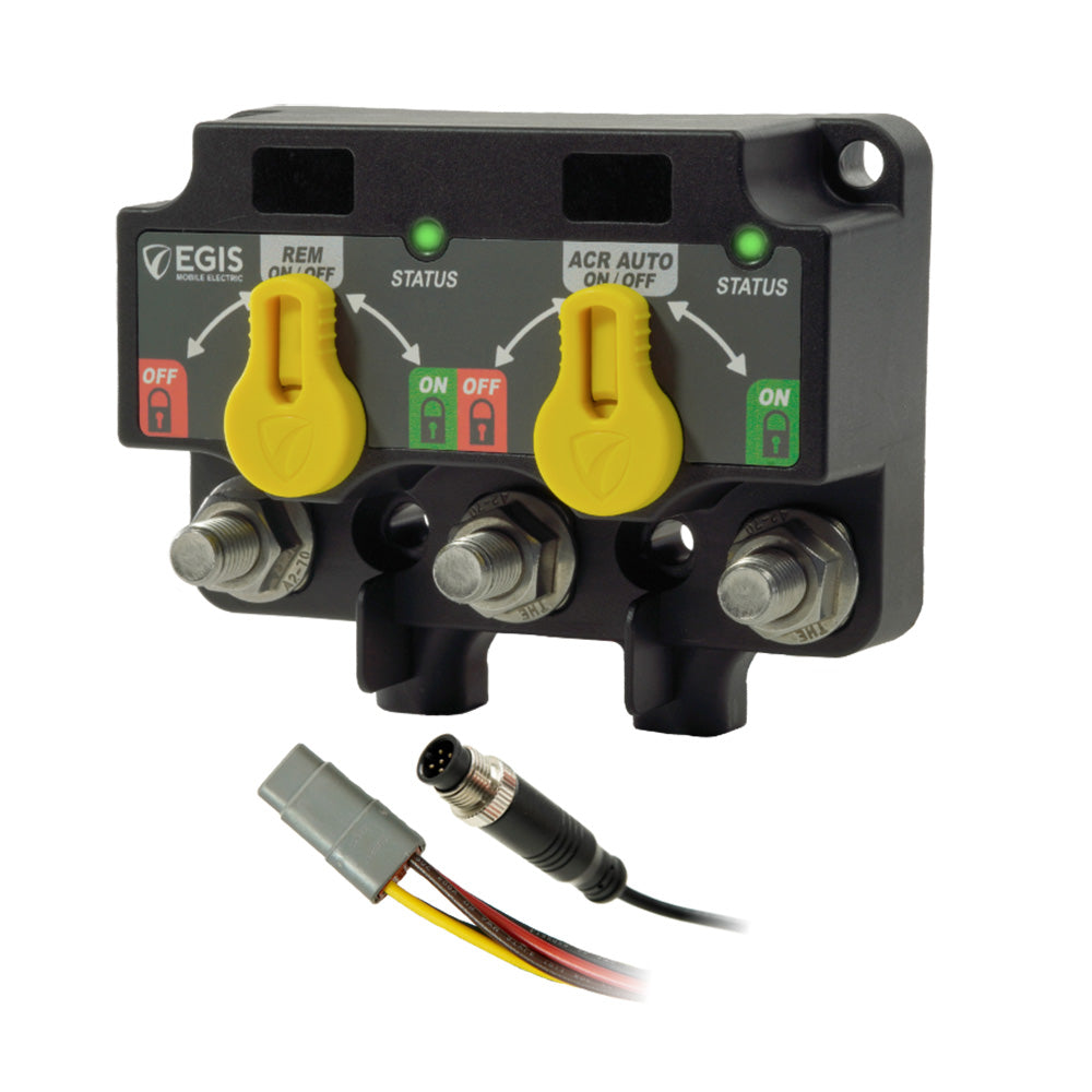 Egis Mobile Electric Dual XD NMEA 2000 ACR/ACR Switch with Knobs, 8-Position