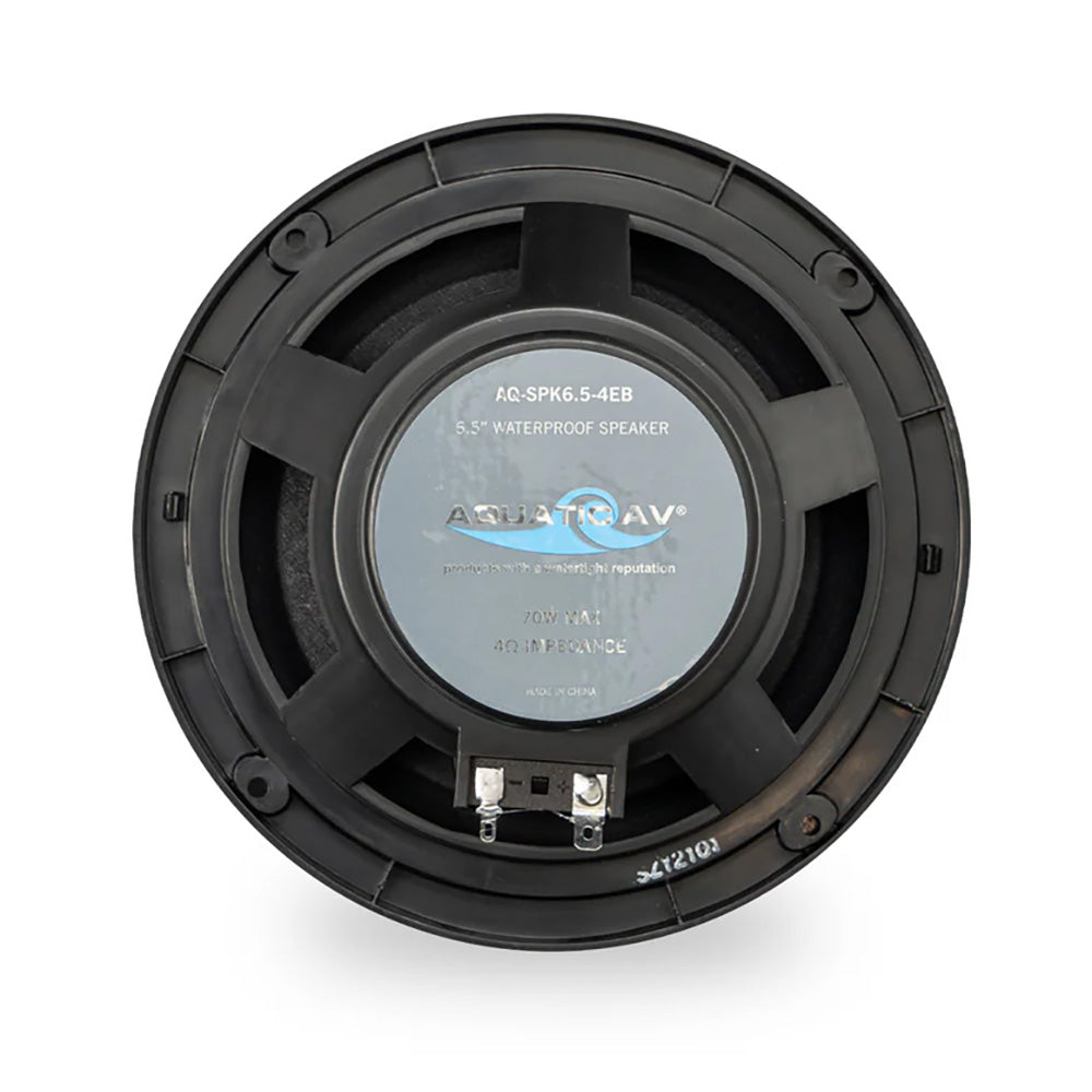 Aquatic AV EC122 6.5" Waterproof Economy Speakers, 80W RMS, ASTM Certified