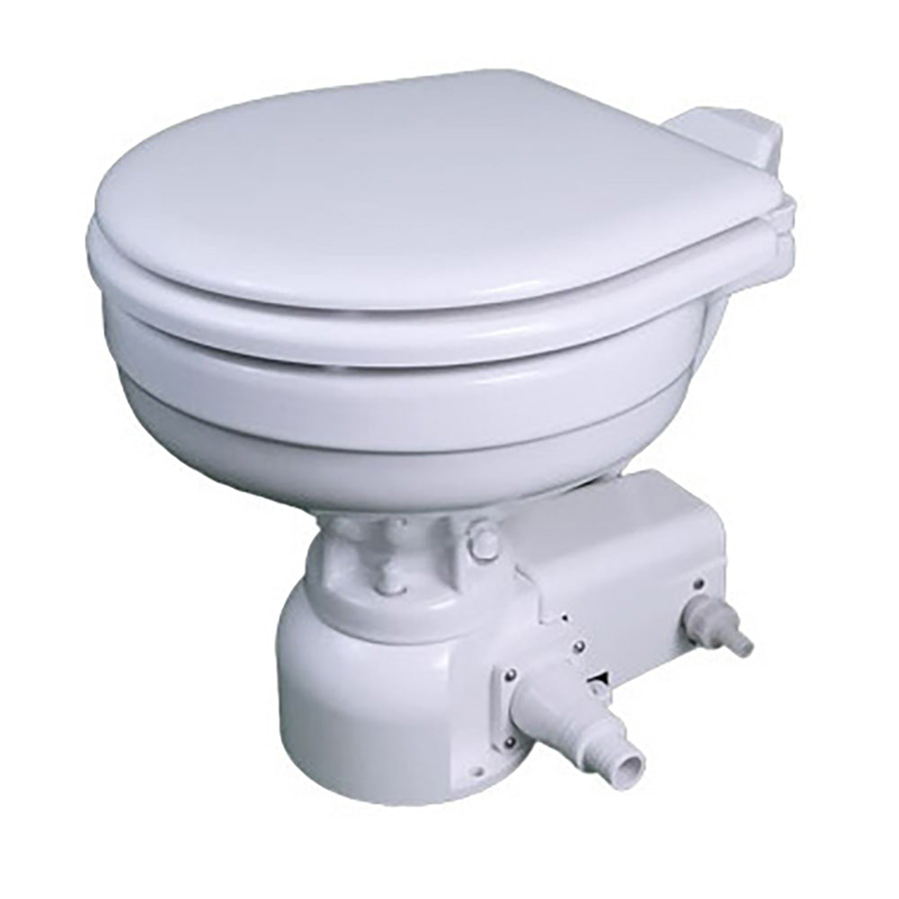 Raritan Sea Era QC Marine Toilet, Pressurized Freshwater, 12V - White