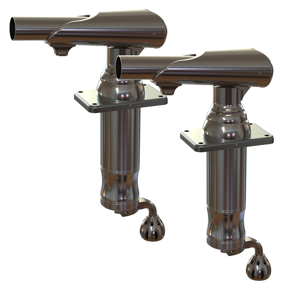 TACO Marine Grand Slam 300XL Outrigger Mount, 1.5" Poles, Hardtops to 4.5"
