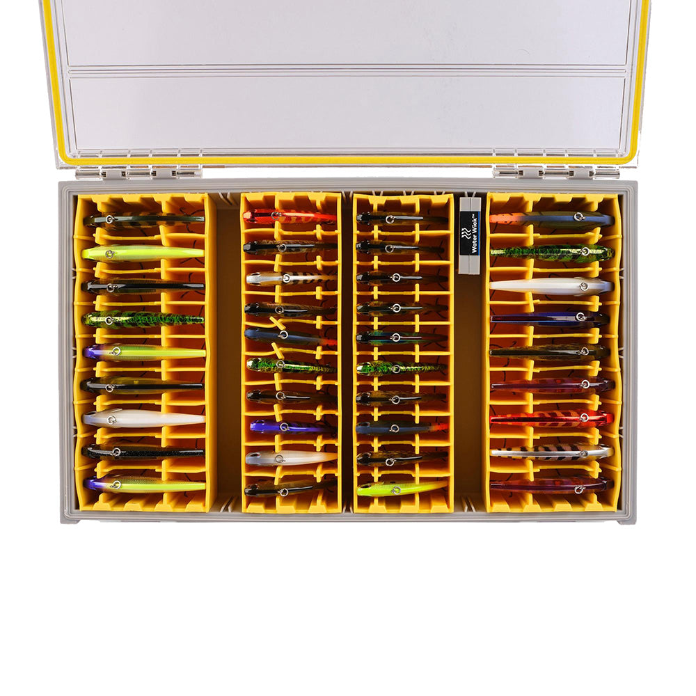 Plano EDGE 3700 Lipless Tackle Box, Yellow/Grey