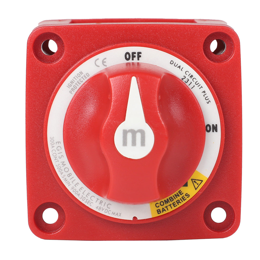 Egis Mobile Electric M-Series 300A Dual Circuit Battery Switch with Combine