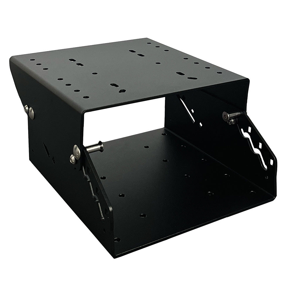 Shark Seating A1 Plinth, Black Alloy, 120-170mm Height