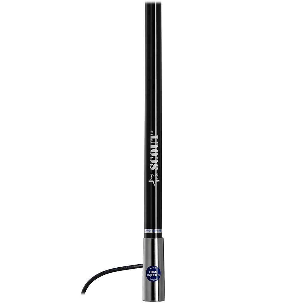 Scout Titan Series 4' Black AM/FM Antenna, IP69 Waterproof