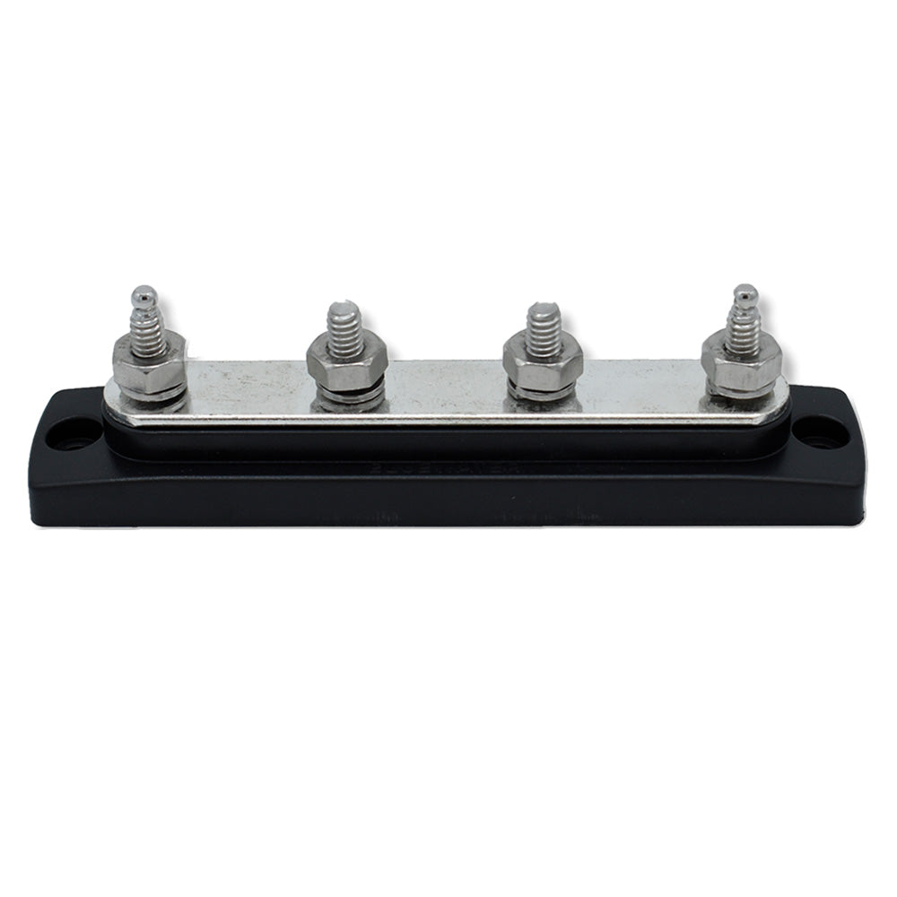Bluewater Common Stud Busbar, 4 Gang, 150 Amp, Black