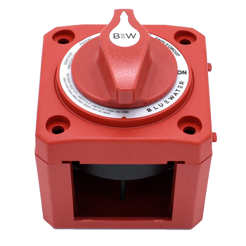 Bluewater ON-OFF Marine Battery Switch, 300A Continuous, Surface Mount