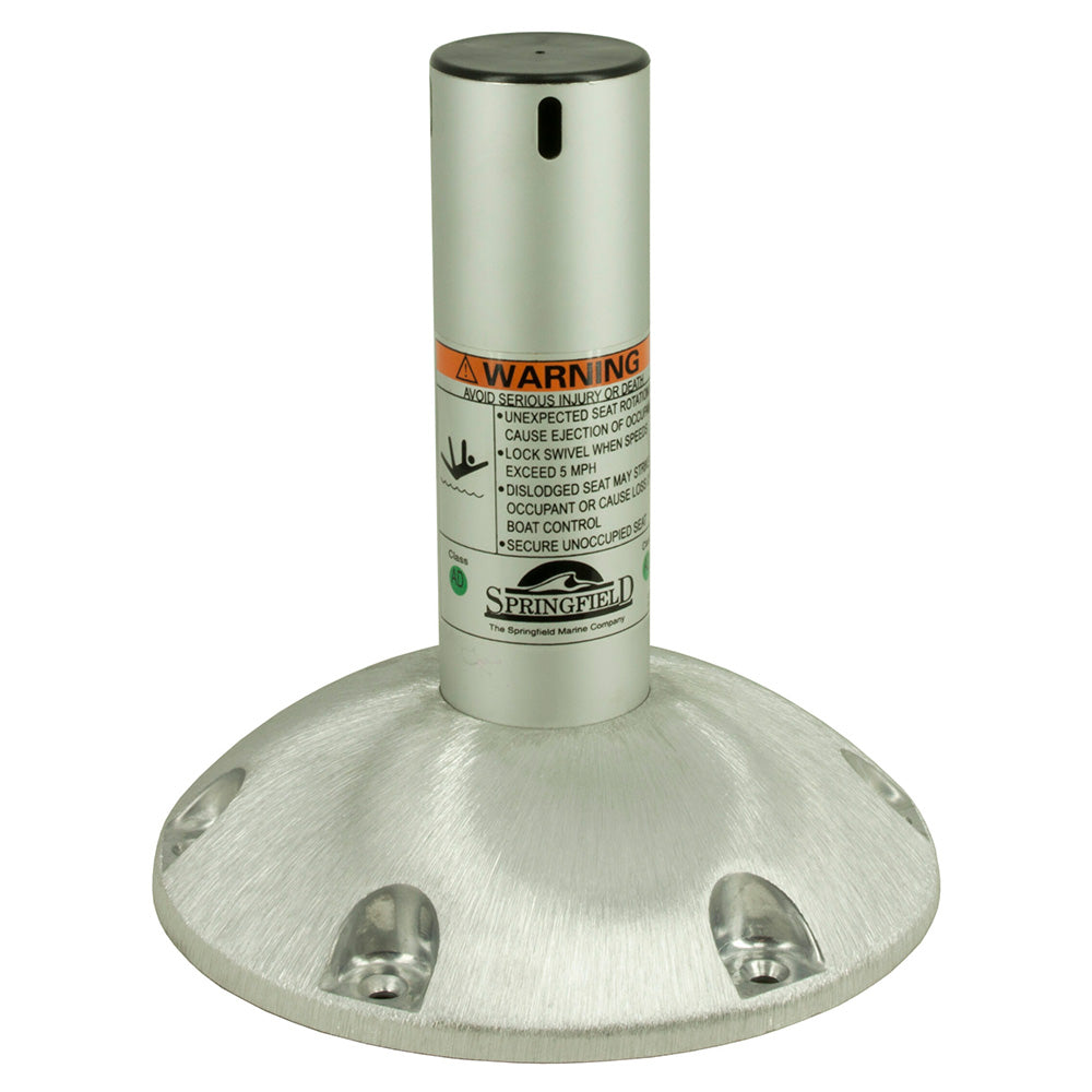 Springfield Marine Explorer Fixed-Height Pedestal, 2-3/8" Diameter, 9" Base
