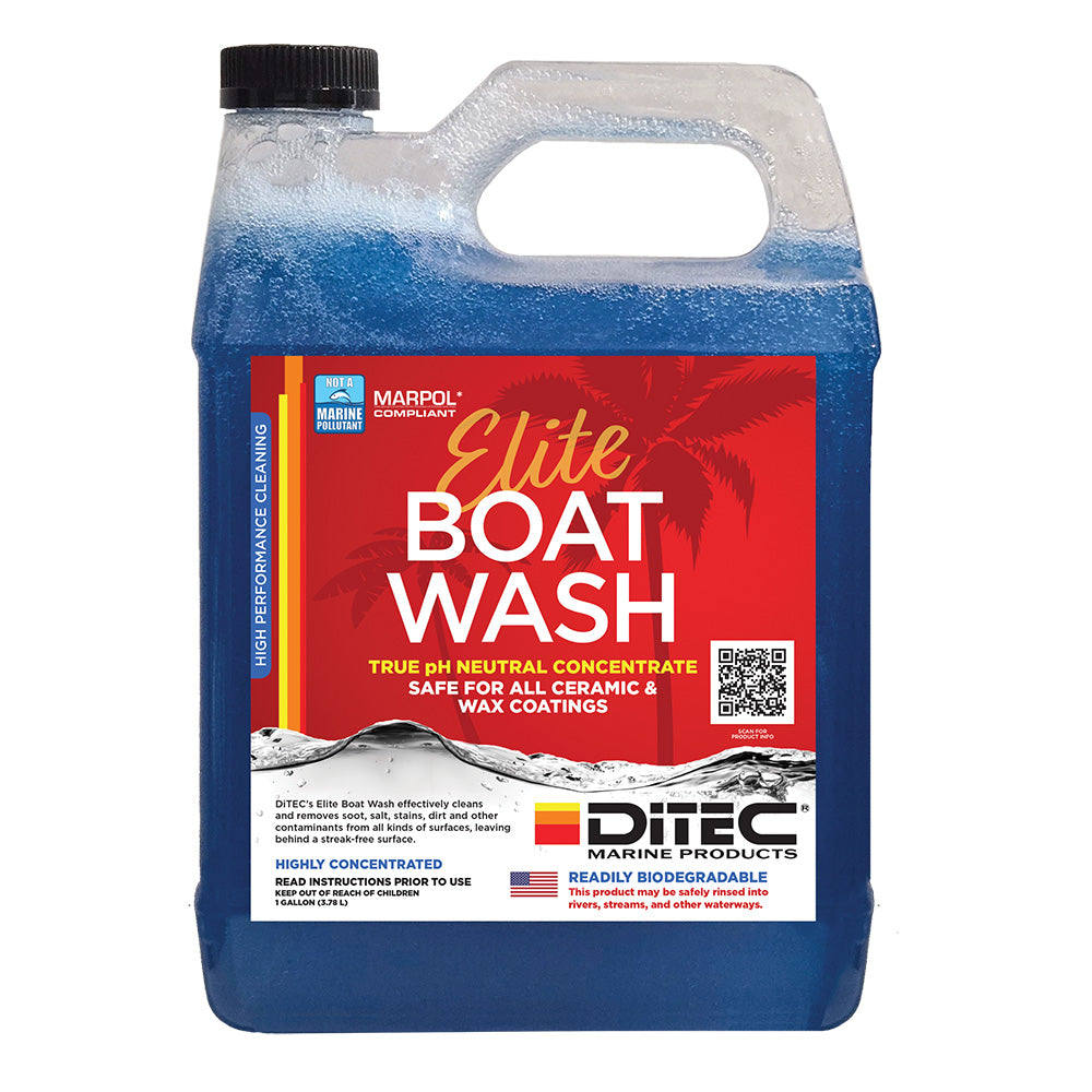 DiTEC Marine Products Elite Boat Wash, 1 Gallon Concentrate
