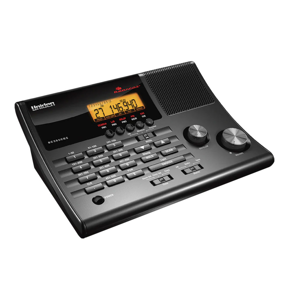 Uniden BC365CRS Desktop Analog Scanner, 500 Channels, FM Radio