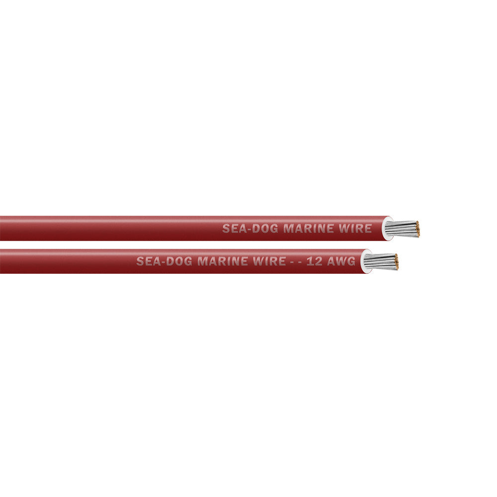 Sea-Dog 12 AWG Red Primary Wire, 100' – UL Listed, Made in USA