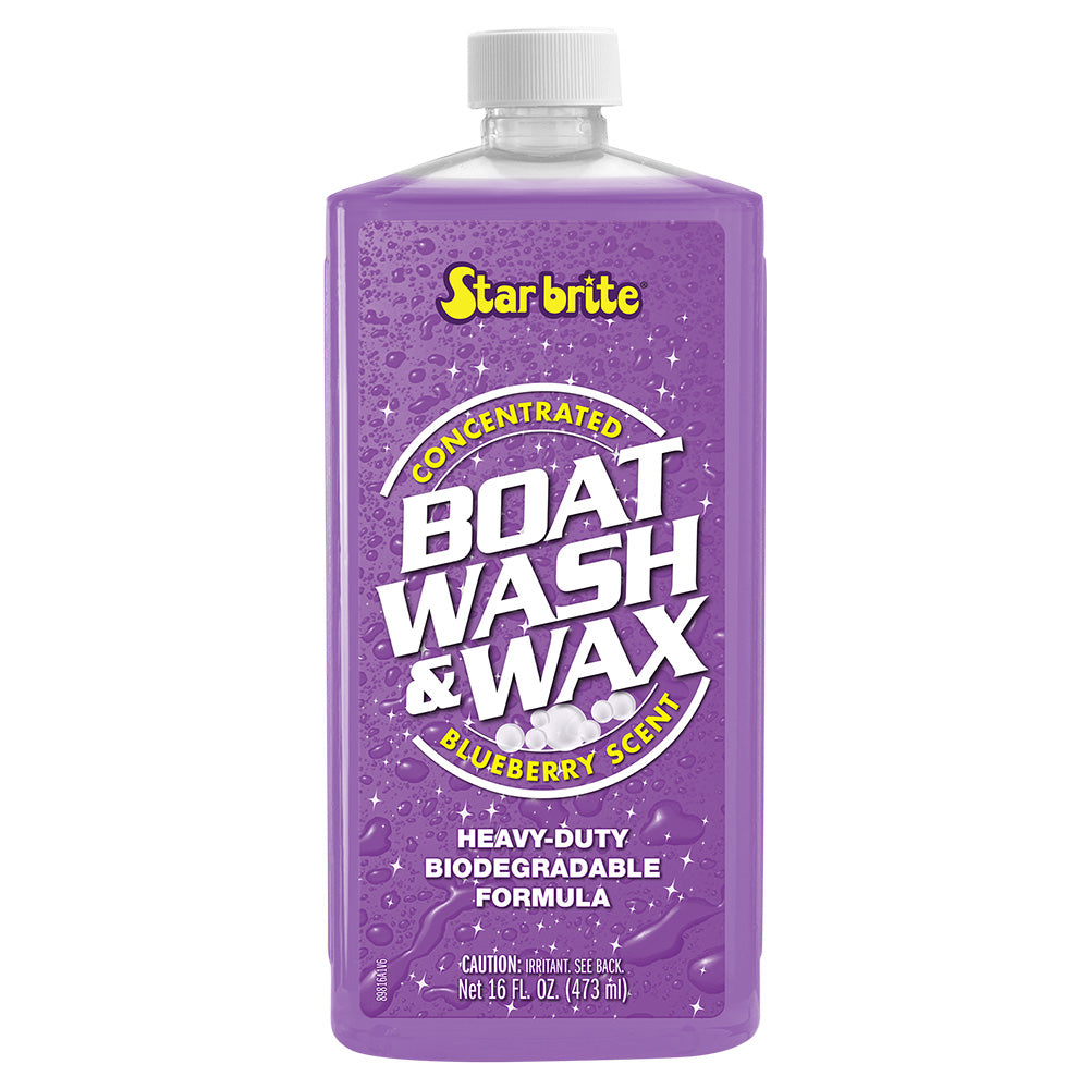 Star brite Boat Wash & Wax Heavy Duty Concentrate, 16 oz