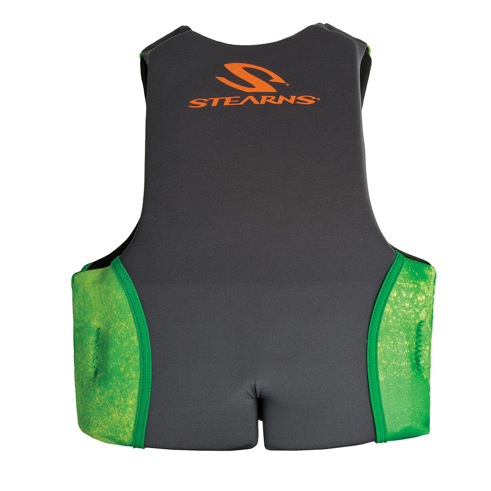 Stearns 2000037956 Youth Hydroprene Life Vest, Type III, Green, 50-90lbs