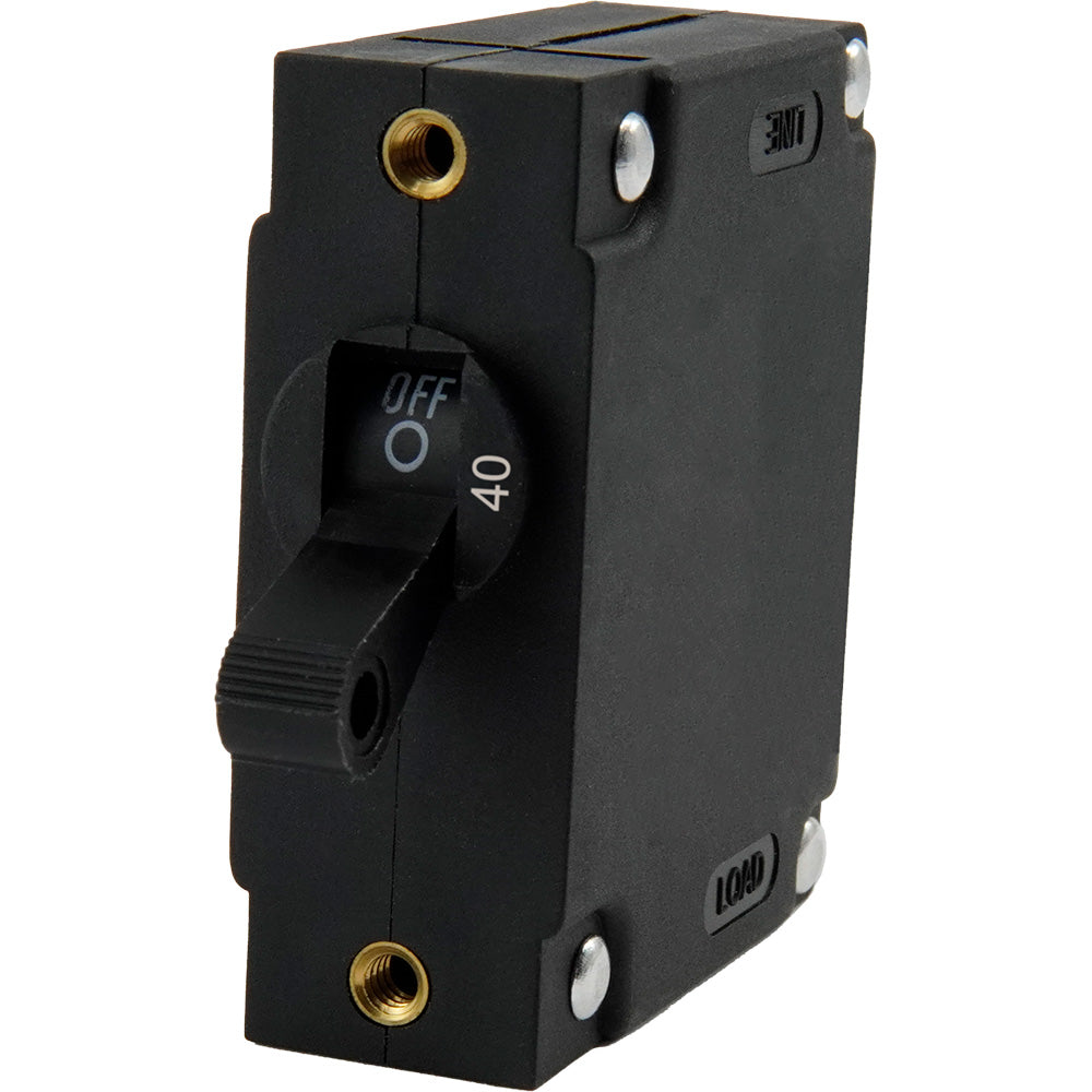 Egis Mobile Electric A-Series Toggle Panel Mount Circuit Breaker, 40A