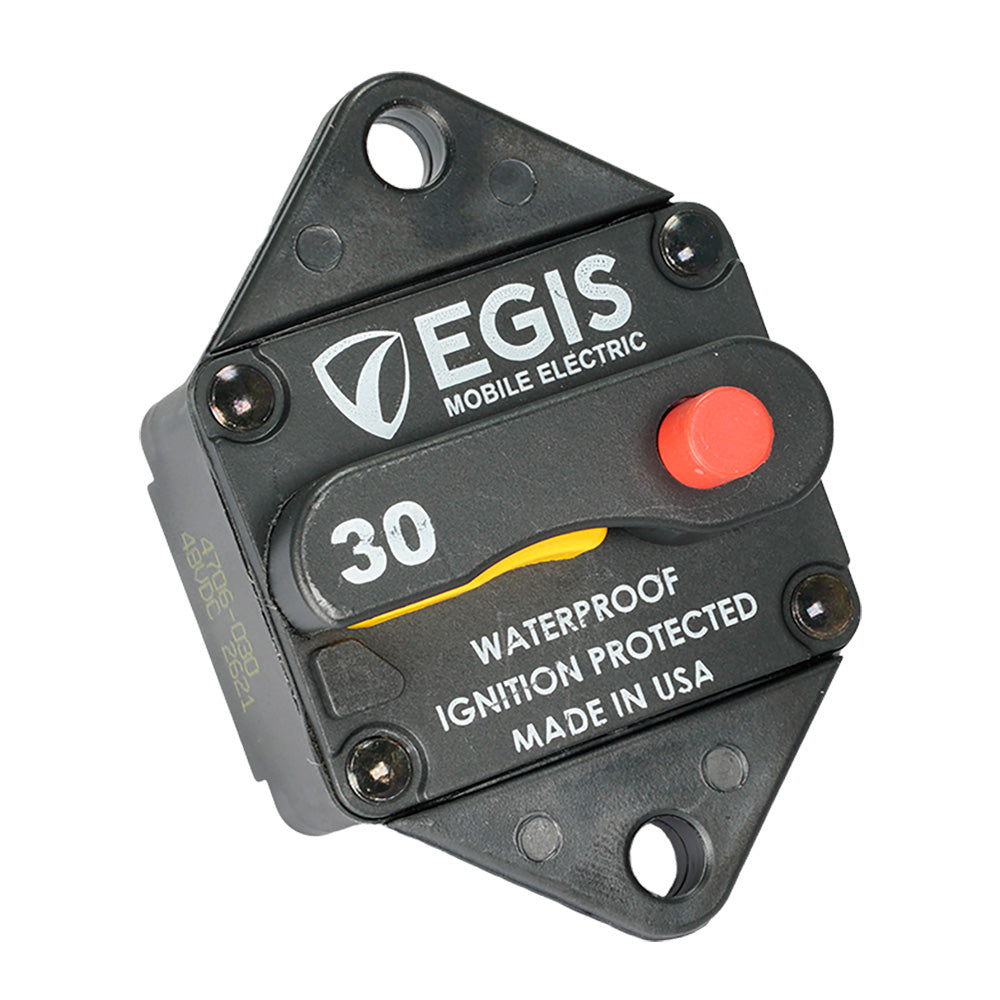 Egis Mobile Electric 85 Series 30A Panel Mount Circuit Breaker