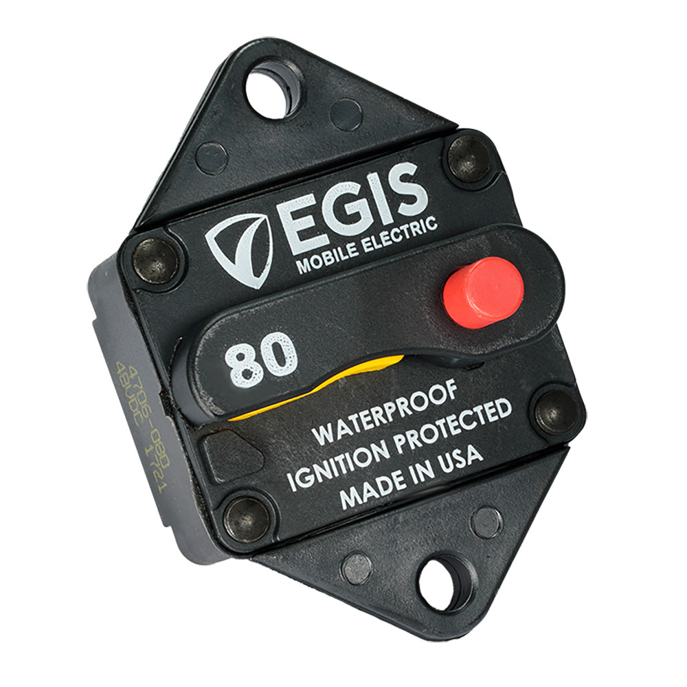 Egis Mobile Electric 85 Series 80A Panel Mount Circuit Breaker
