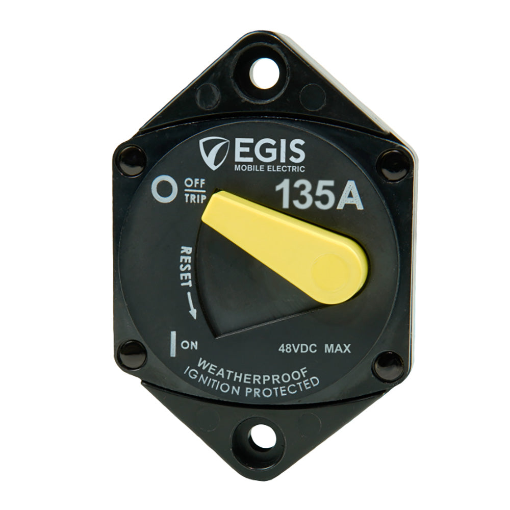 Egis Mobile Electric 87 Series 135A Panel Mount Circuit Breaker