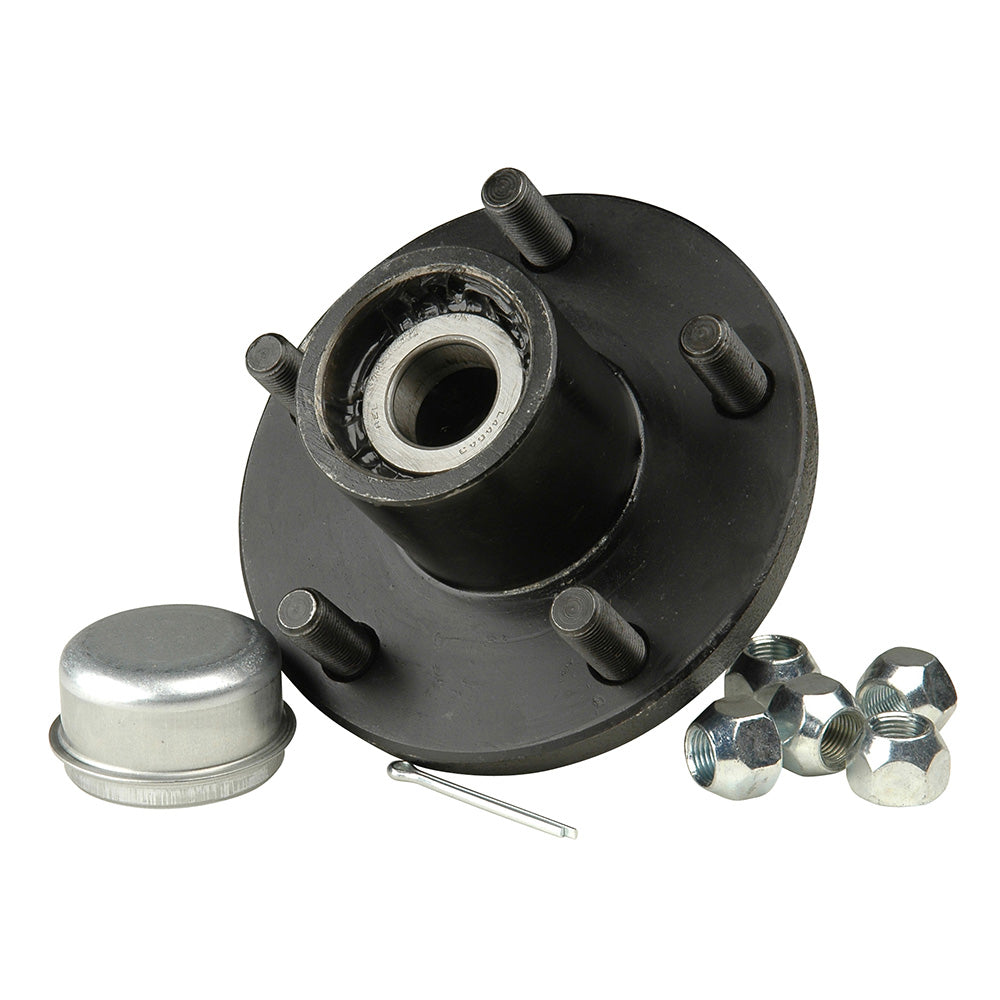 C.E. Smith Galvanized Hub Kit, 5 x 4-1/2 in. Bolt Circle, 1 to 1-1/16 in. Tapered Spindle, 1.79 in. Seal ID, 13517