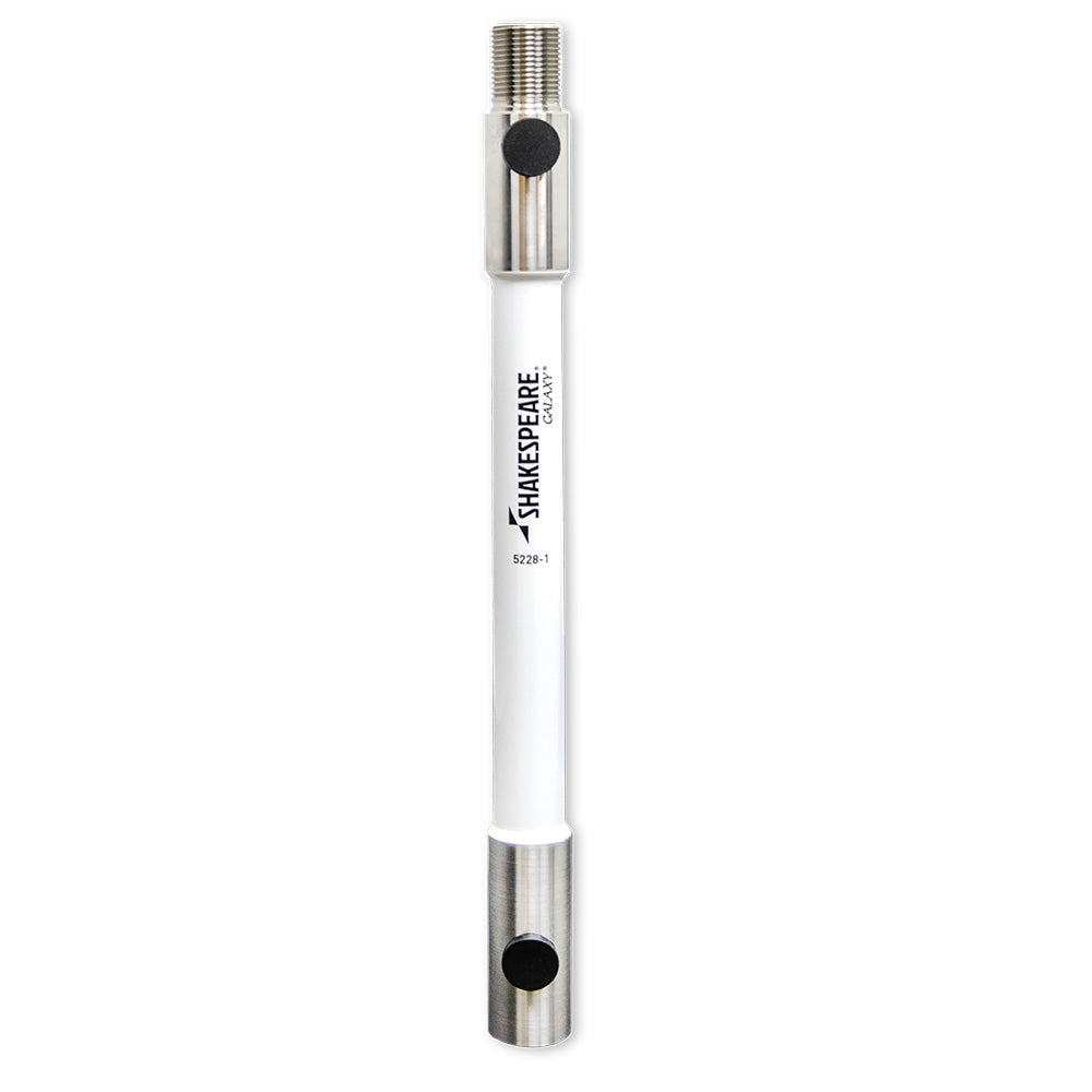 Shakespeare Galaxy 5228-1 Heavy-Duty Extension Mast, 1 ft – White Fiberglass