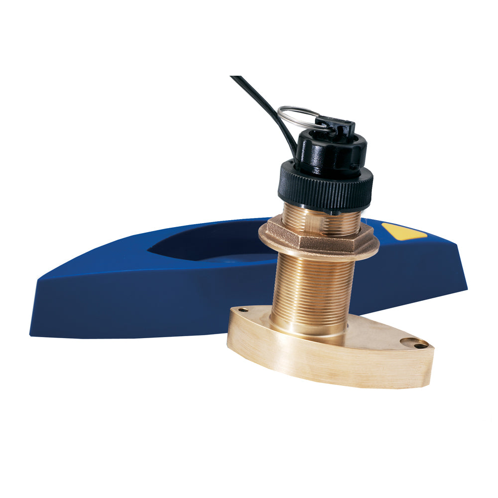 Raymarine B744V Bronze Thru-Hull Triducer with High-Speed Fairing