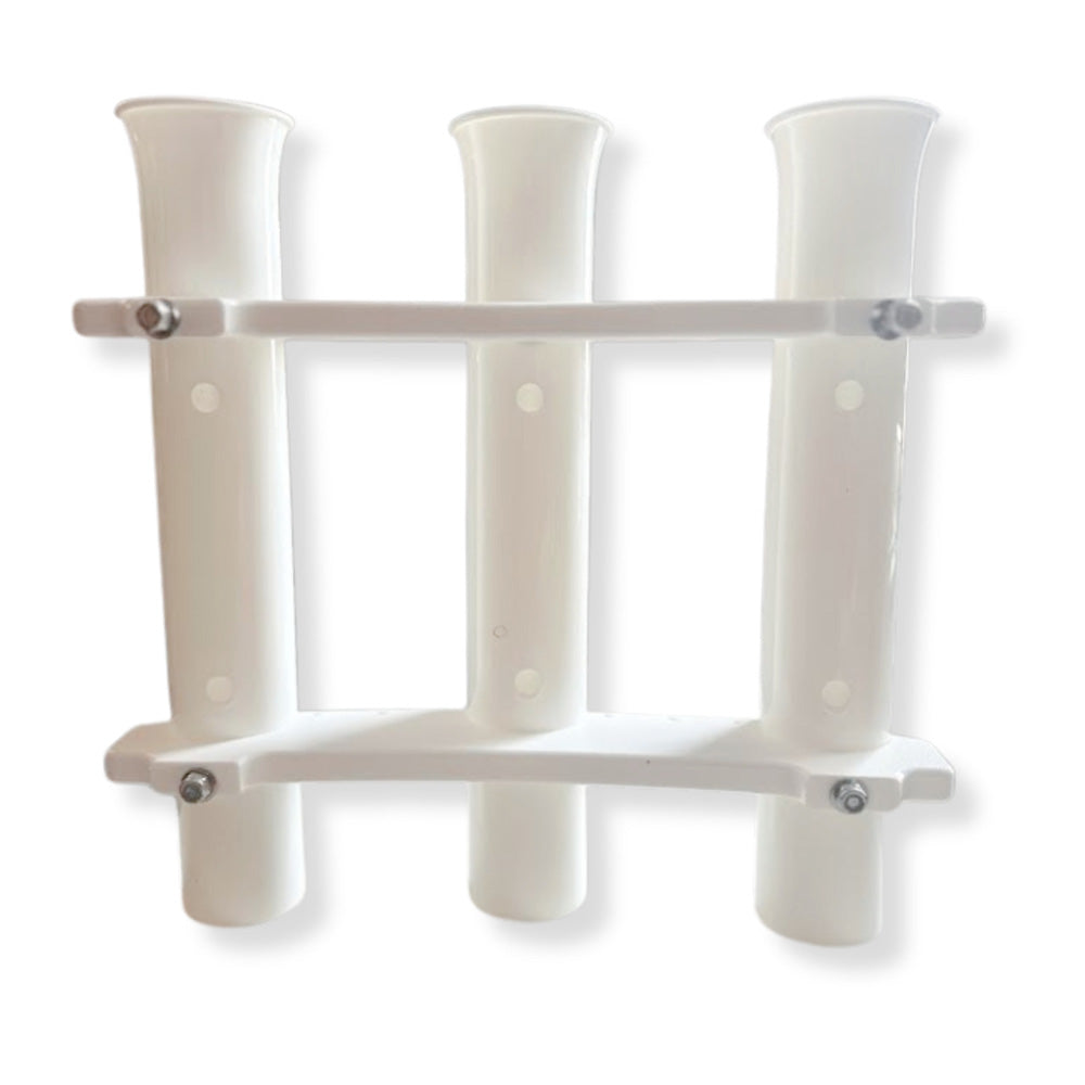 Deep Blue Marine RH-3 Poly Rod Holder, 3-Rod Capacity with Pliers & Knife Storage
