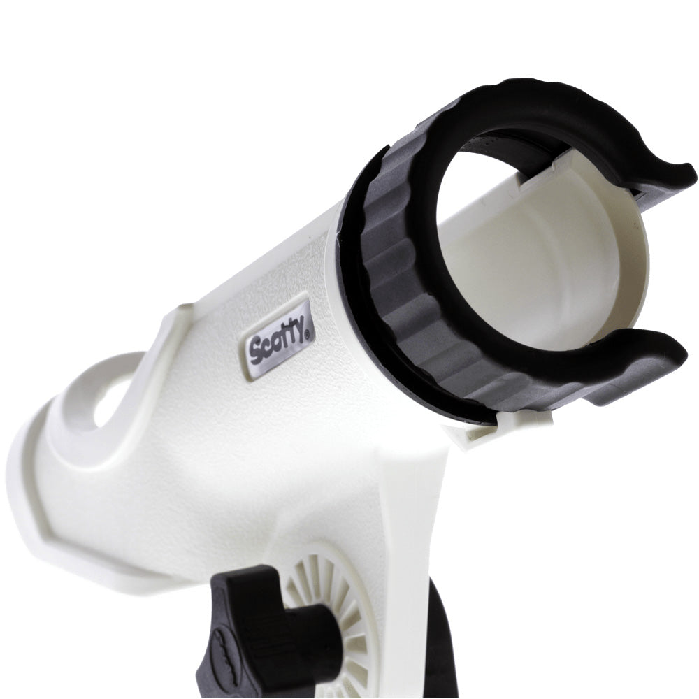 Scotty Powerlock Rod Holder, White with Combination Mount