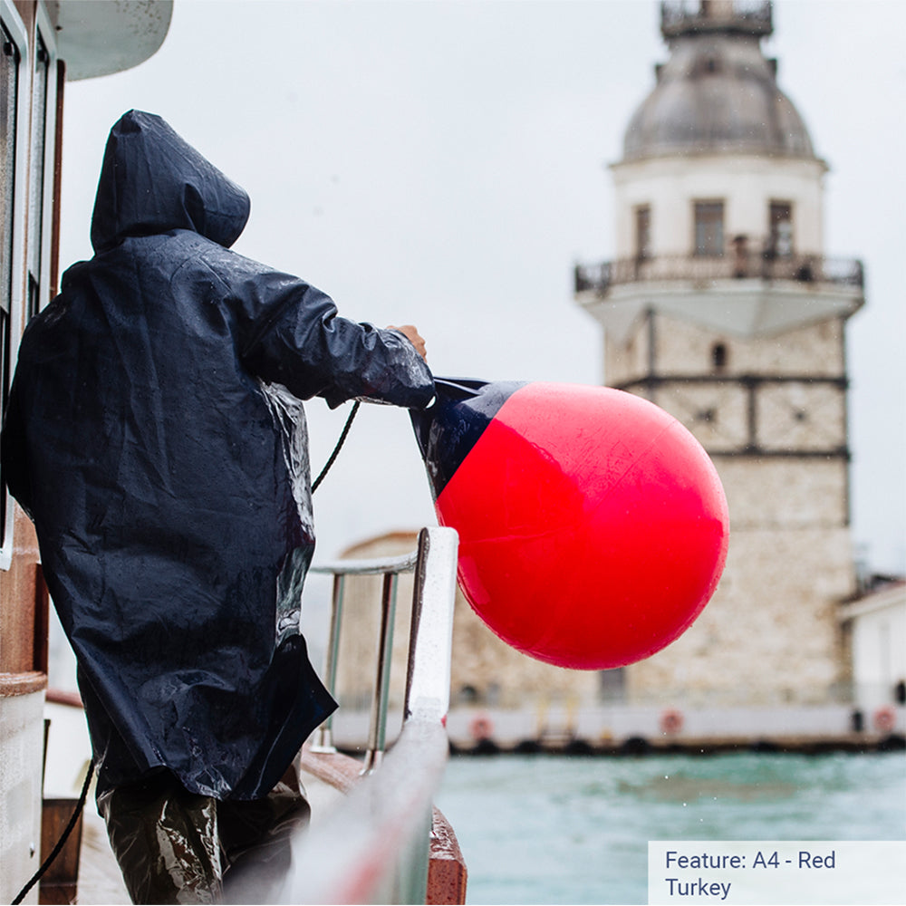 Polyform U.S. A-3 All-Purpose Buoy, 17" x 23", Red