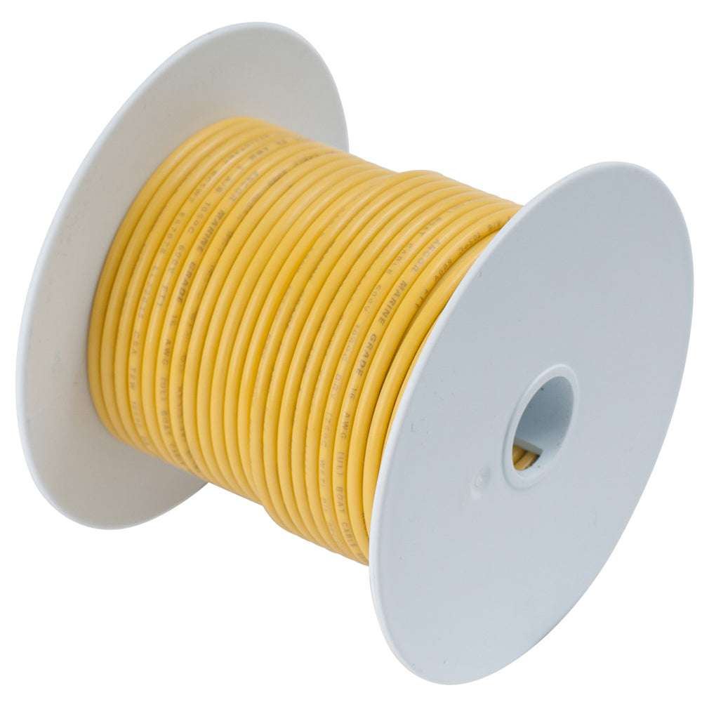 Ancor Marine Grade 2/0 AWG Battery Cable, 100' Yellow – UL/USCG/ABYC Compliant