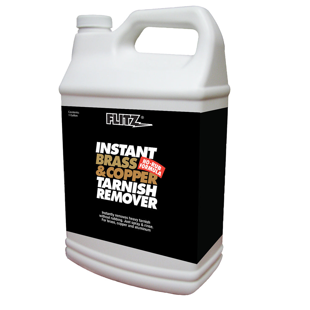 Flitz Instant Brass & Copper Tarnish Remover, 1 Gallon – Made in USA