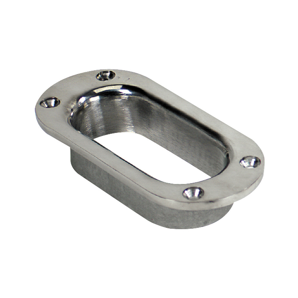 Whitecap 6223C Hawse Pipe, 316 Stainless Steel, 1-1/2" x 3-3/4" – Marine Grade