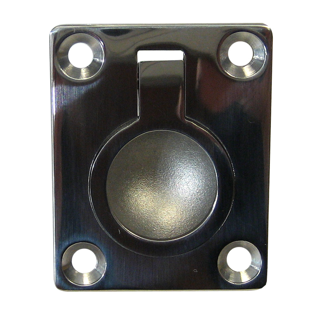 Whitecap 6022C Flush Pull Ring, 316 Stainless Steel, 1-1/2" x 1-7/8"