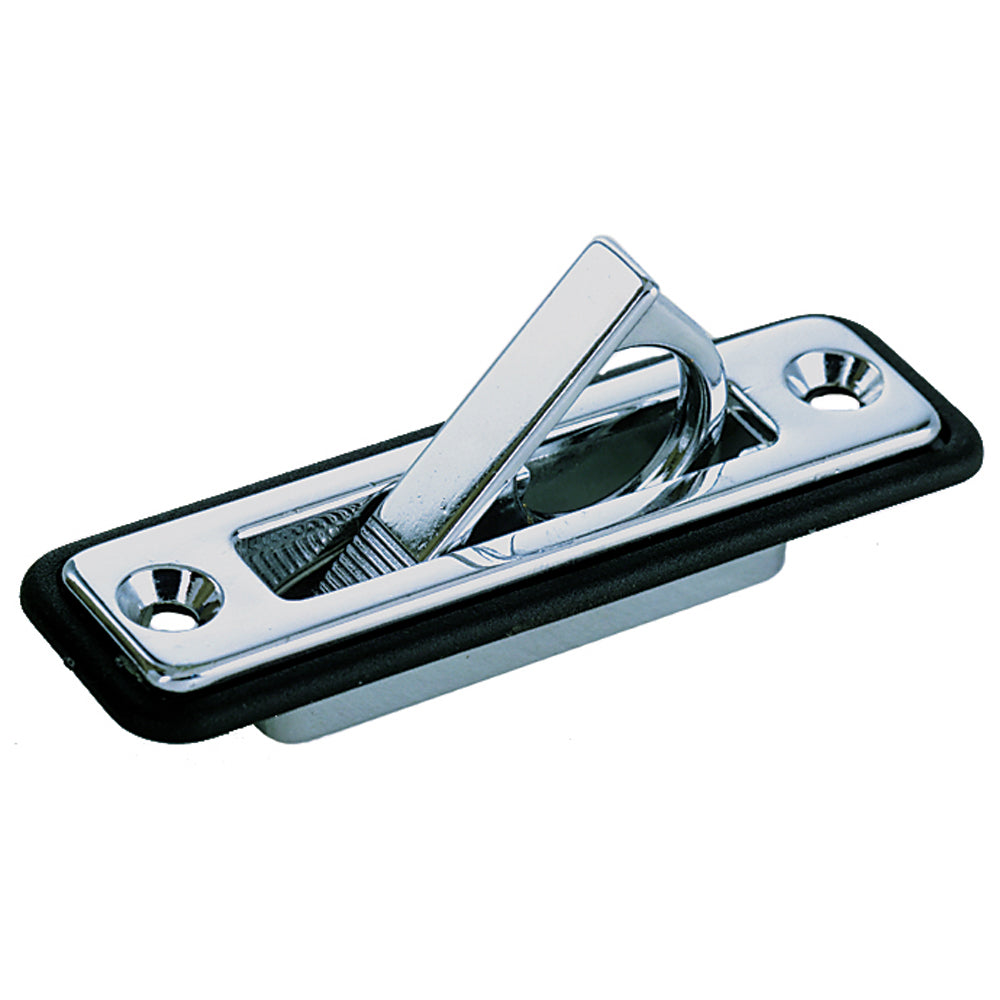 Perko Spring Loaded Flush Pull, Chrome Plated Zinc, ¾" x 3-¼" – Made in USA