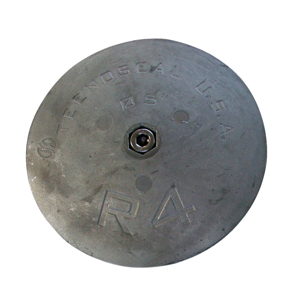 Tecnoseal R4MG Rudder Anode, Magnesium, 5-Inch Diameter