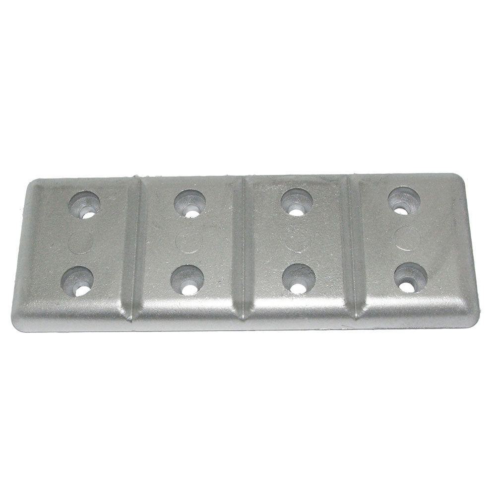 Tecnoseal TEC-40 Zinc Hull Plate Anode, Saltwater Ready