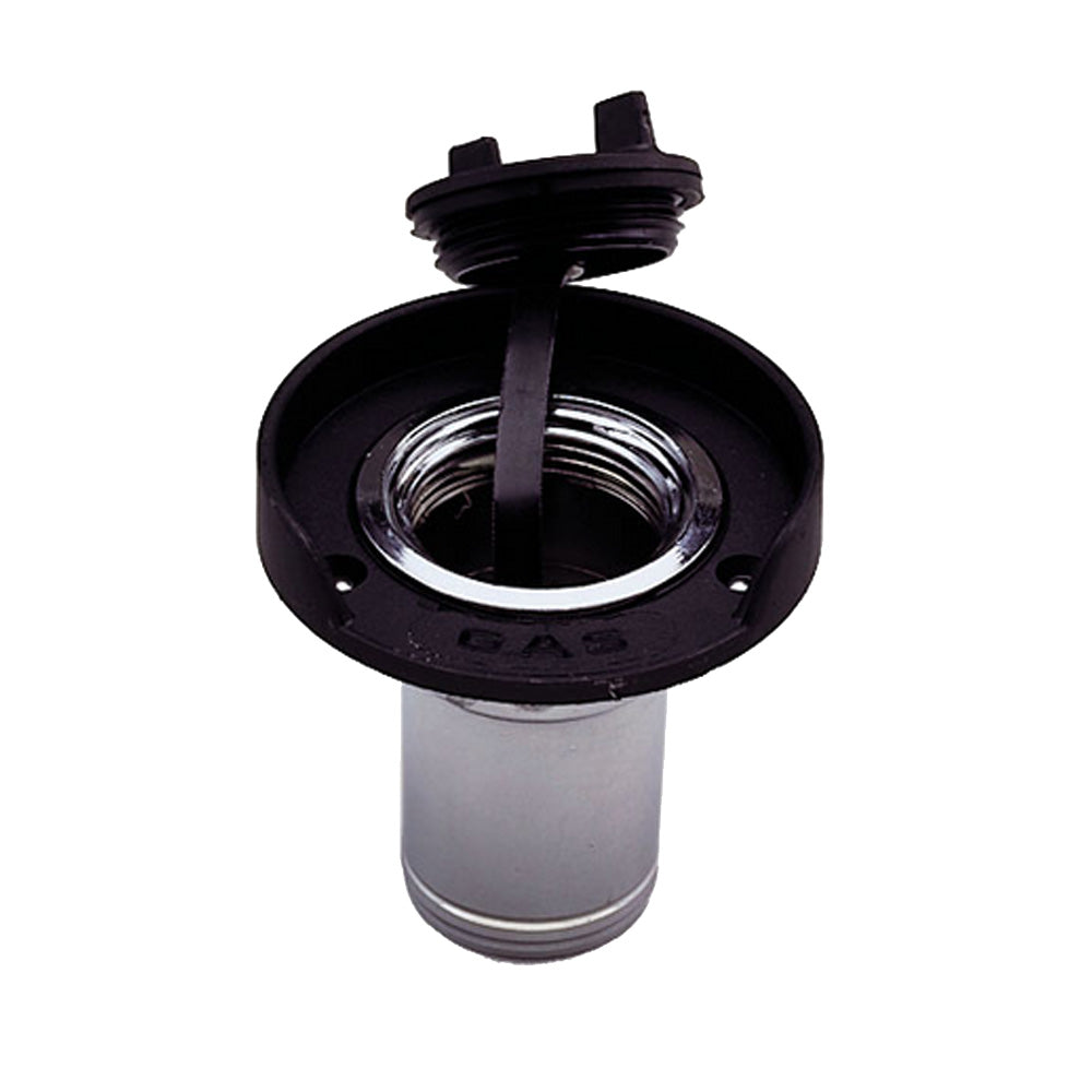 Perko Chrome-Plated Zinc Gas Deck Fill, 1-1/2" Hose – USCG Compliant
